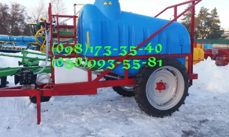 Прицепные высокоэффективные опрыскиватели с объемом 2000 и 2500 л Polmark 18 м - фото № 1