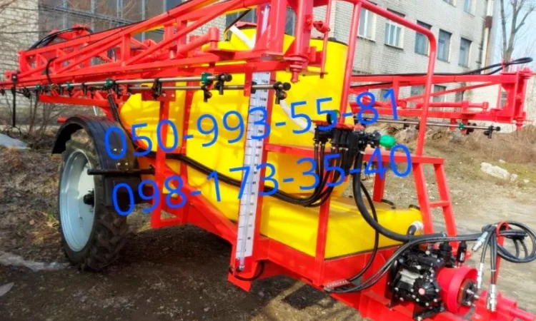 Гідравлічний польовий причіпний обприскувач ОП2000, крила 18-21м. Доставка по Україні - фото № 1