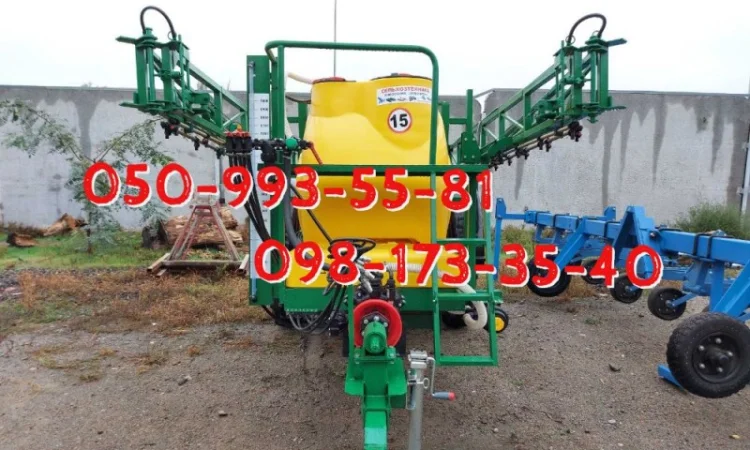 Полевой прицепной опрыскиватель ОП2000, 2500, 3000, захват 18-21м-ЗАЩИТА для расстений - фото № 1