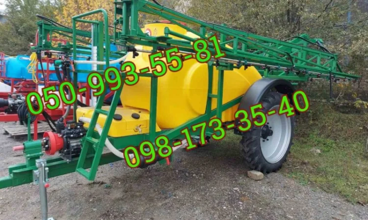 Защита от вредителей Опрыскиватель прицепной ОП 2000/18(21), штанга гидравлика Тандем - фото № 1