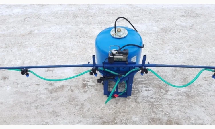 Опрыскиватель для мототрактора 150 л. С помпой и ремнем - фото № 6