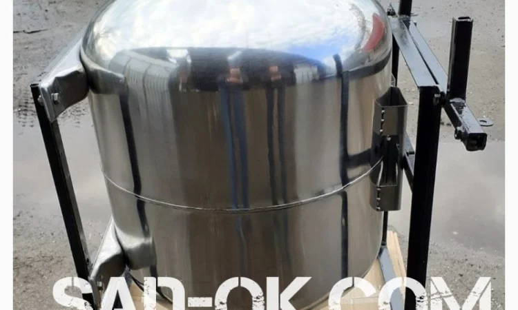 Опрыскиватель Нержавейка 80 л. Навесной. Для мотоблока, трактора - фото № 1