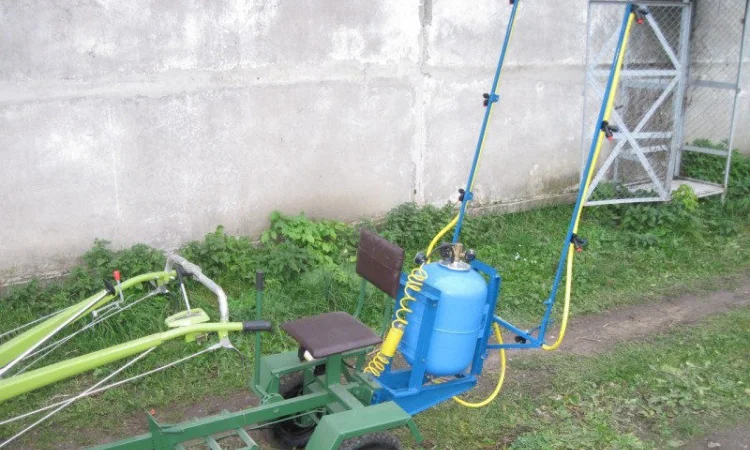 Опрыскиватель Нержавейка 80 л. Навесной. Для мотоблока, трактора - фото № 9