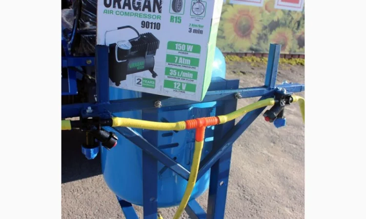 Опрыскиватель навесной к мотоблоку, минитрактору. 80 л. С компрессором. Оригинал - фото № 9