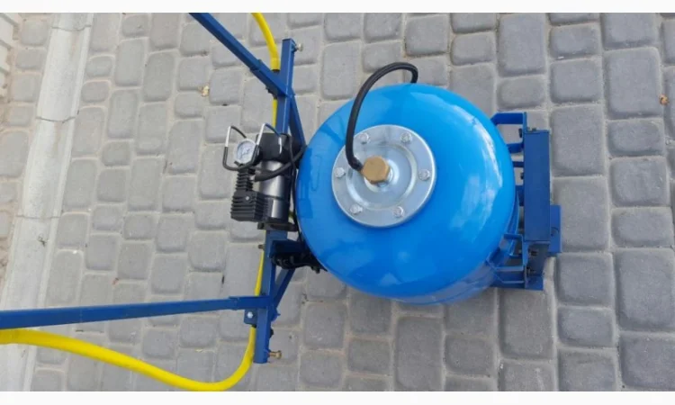 Опрыскиватель навесной к мотоблоку, минитрактору. 80 л. С компрессором. Оригинал - фото № 2