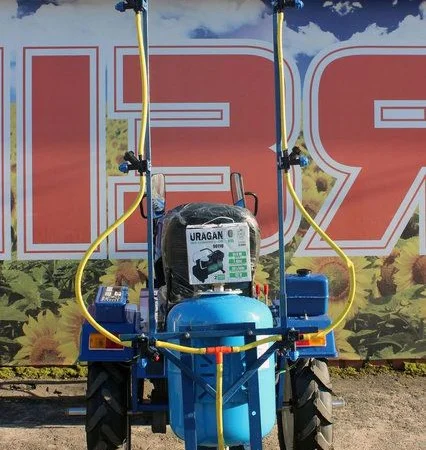 Опрыскиватель + компрессор. Навесной к мотоблоку, трактору. 50 л. Оригинал - фото № 5