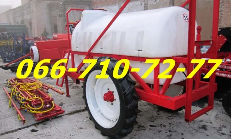 Опрыскиватель ОП-2000 - тип опрыскивателя - прицепной - характеристика - фото № 1