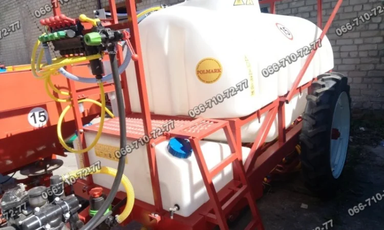 ОП-2000 polmark опрыскиватель прицепной два куба - фото № 1