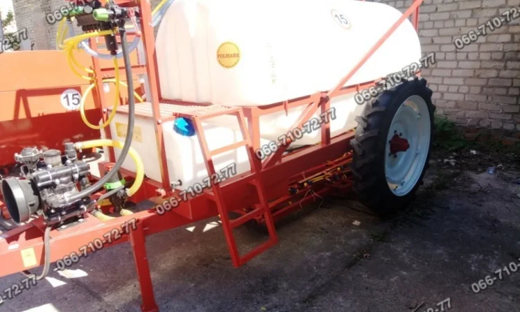 ОП-2000 polmark опрыскиватель прицепной два куба - фото № 2