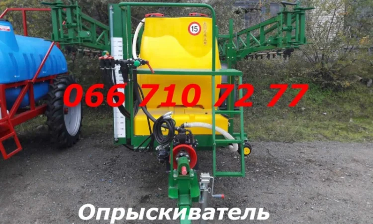 Опрыскиватель прицепной ОП-2000-21(гидравлическое раскладывание)все как на фото - фото № 1