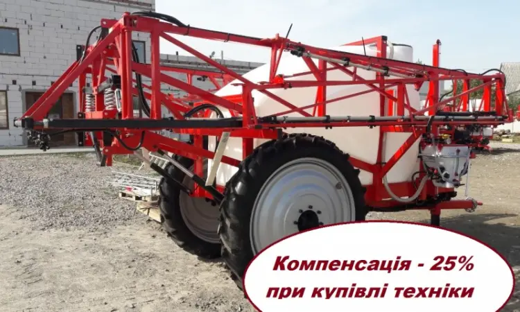 Обприскувач (Глеваха) 3000 л штанга 24 м (АСУ BRAVO 400) - КОМПЕНСАЦІЯ - 25% - фото № 1