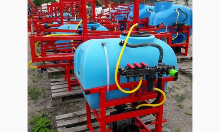 Навісний обприскувач 200 л для внесення пестицидів штанга 10 м - фото № 5