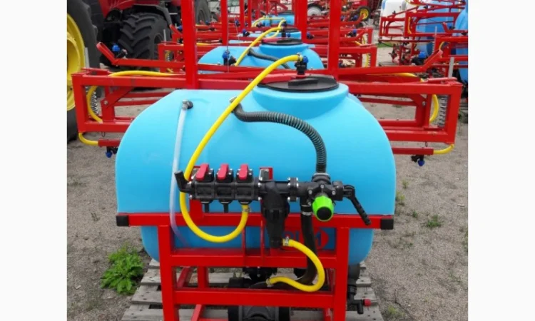 Навісний обприскувач 200 л для внесення пестицидів штанга 10 м - фото № 6