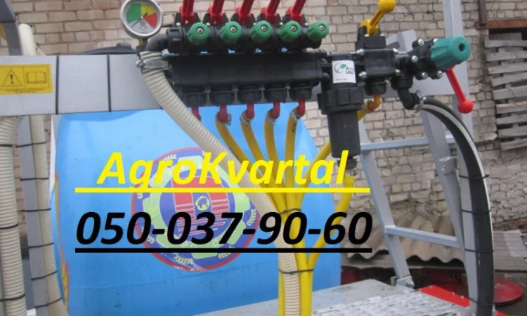 Опрыскиватель с оцинкованной штангой Максус 2000/18 метров,  Форсунки 3-х позиционные - фото № 1