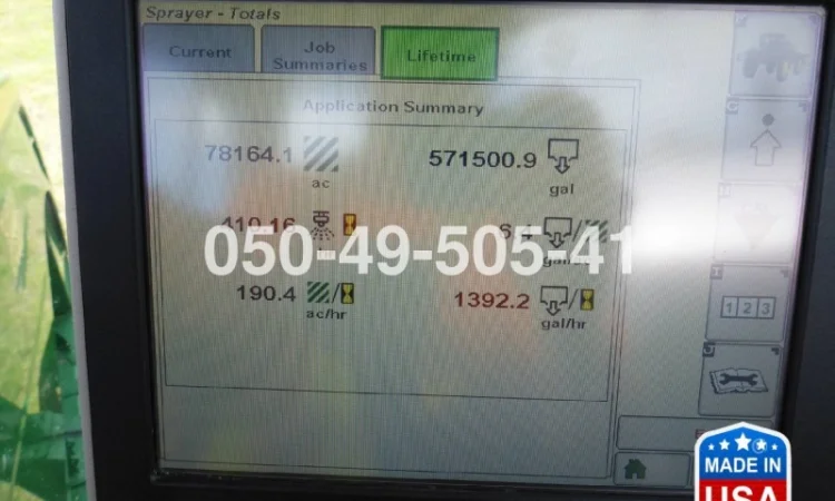 Самоходный опрыскиватель Джон Дир John Deere 4940 2013 г. купить в Украине - фото № 11