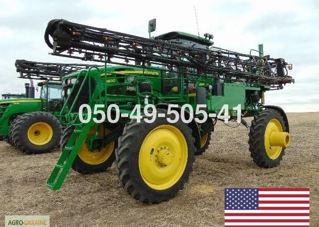 260 м.ч. опрыскиватель John Deere Джон Дир 4830 б/у бумтрек, автотрек - фото № 1