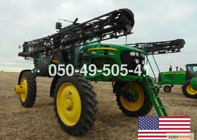 260 м.ч. опрыскиватель John Deere Джон Дир 4830 б/у бумтрек, автотрек - фото № 2
