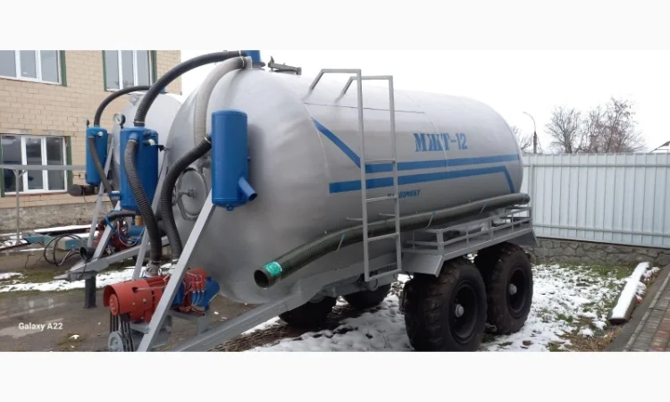 Бочка МЖТ-12 вакумна для навозу та води - фото № 1