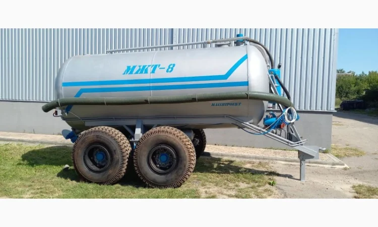 Бочка МЖТ-8 вакумна для навоза з розкидачем - фото № 1