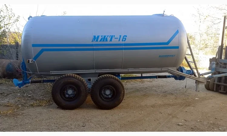 Бочка навозу МЖТ-16 (16м3) з насосом розкидачем - фото № 2