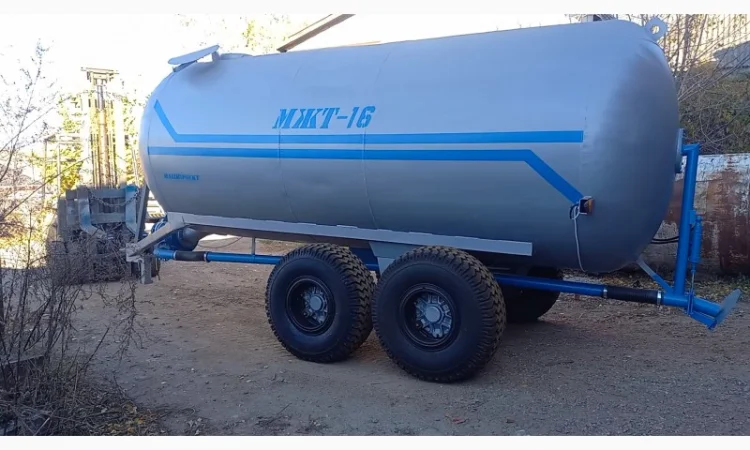 Бочка навозу МЖТ-16 (16м3) з насосом розкидачем - фото № 3