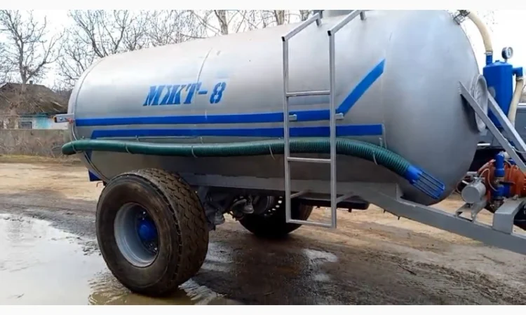 Бочка МЖТ-8 для навозу або води - фото № 4