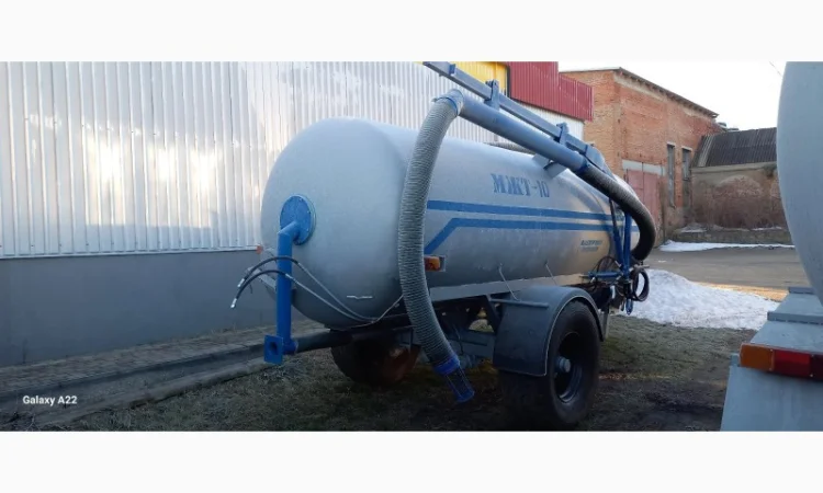 Бочка МЖТ-10 одноосная вакумная на 10м3 - фото № 5