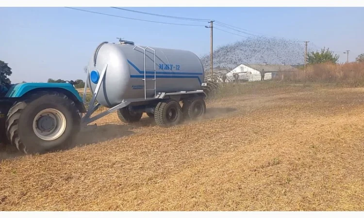 Бочка МЖТ-12 навозу з насосом розкидачем та мішалкою - фото № 4