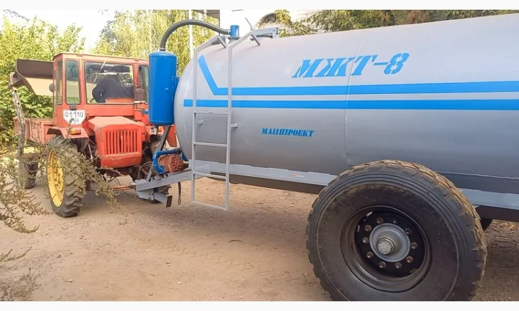 Бочка вакумна МЖТ-8 для свинокомплексу з розкидачем - фото № 5