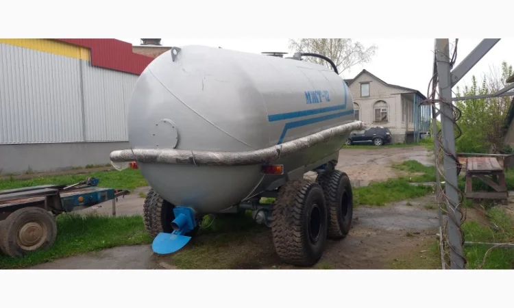 Бочка МЖТ-12 для навоза вакумна з розкидачем 12-14м - фото № 3
