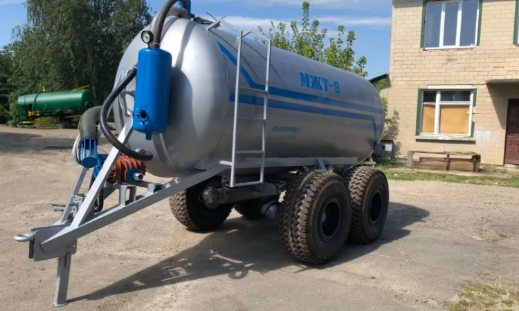 Бочка МЖТ.8 для навозу вакумна з розкидачем - фото № 3