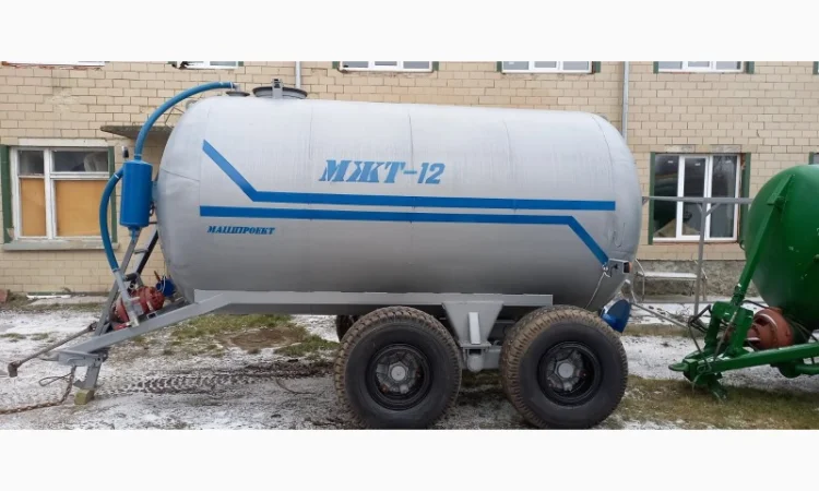 Бочка МЖТ-12 з вакумною установкою та розкидачем - фото № 2