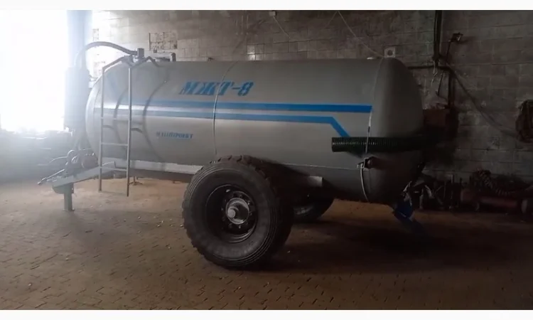 Бочка для викачки навозу МЖТ-8 (8м3) з розкидачем 10-12м - фото № 3