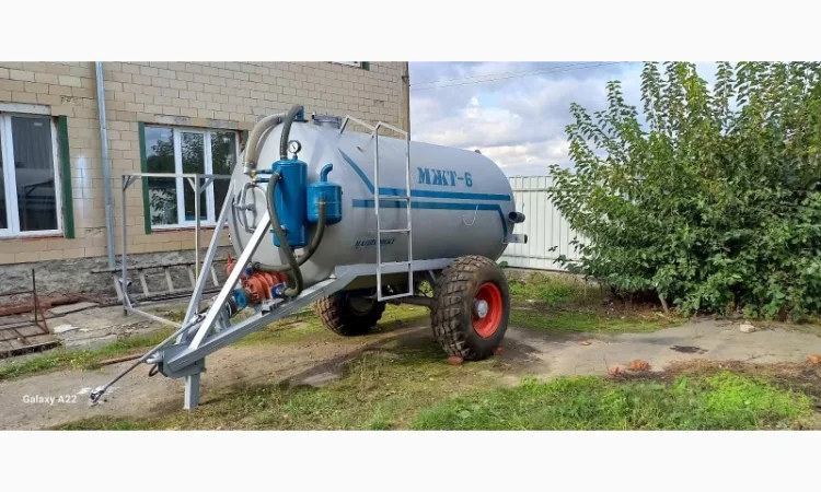 Бочка навоз МЖТ-6 (6м3) вакумна з розкидачем від виробника - фото № 4