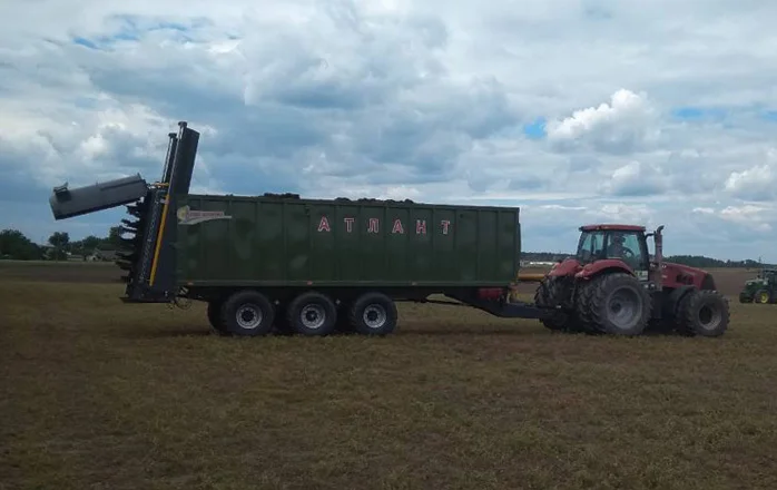 Гноєрозкидач, розкидач органічних добрив ТЗП Атлант Кобзаренка - фото № 6