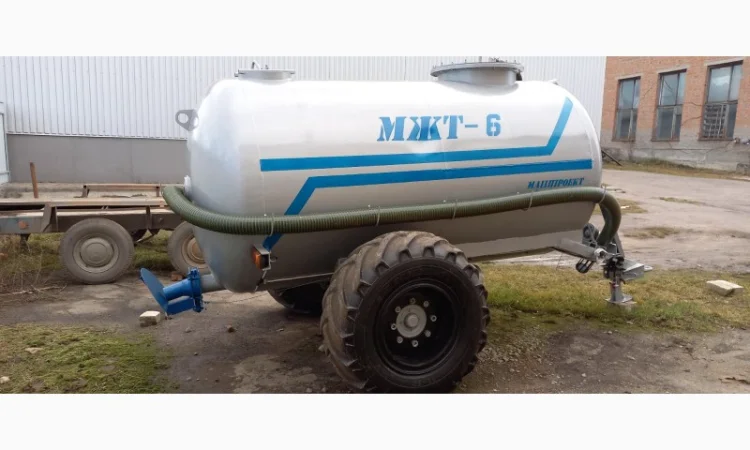 Бочка для викачки навозу та розкидання МЖТ-6 (6м3) - фото № 3