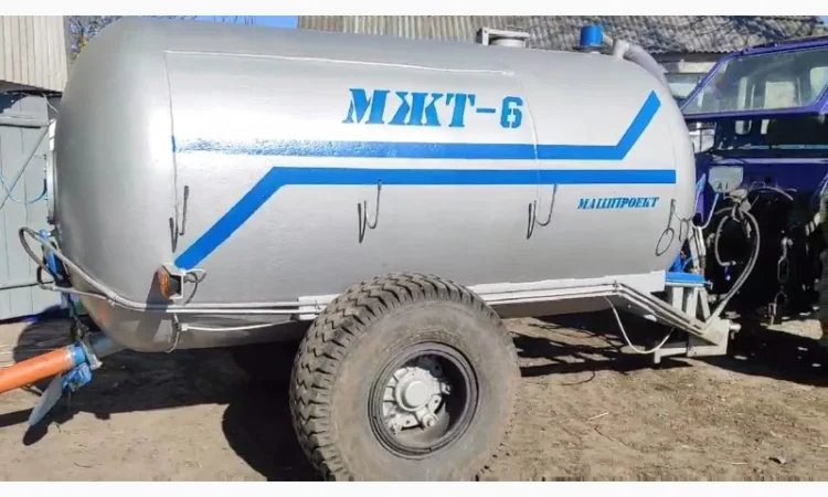 Бочка навозу МЖТ-6 (6м3) вакумна з розкидачем - фото № 3