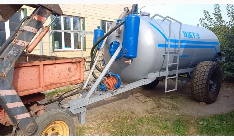 Бочка навозу МЖТ-8 (8м3) вакумна з розкидачем - фото № 6