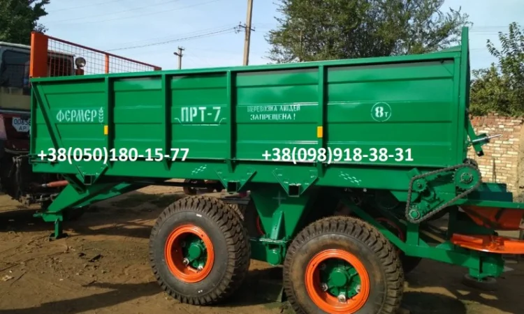 Навозоразбрасыватель ПРТ-7 под куриный помет - фото № 7