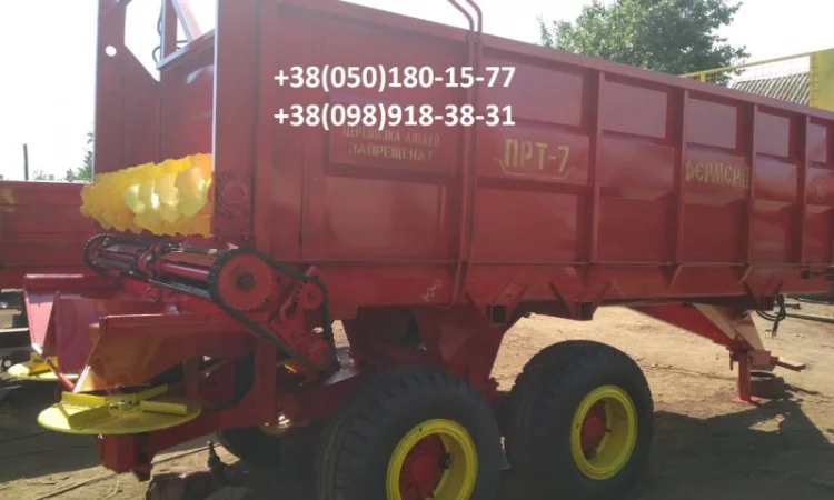 Розкидач курячого навозу. ПРТ-7 - фото № 2