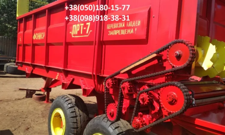 Розкидач курячого навозу. ПРТ-7 - фото № 8