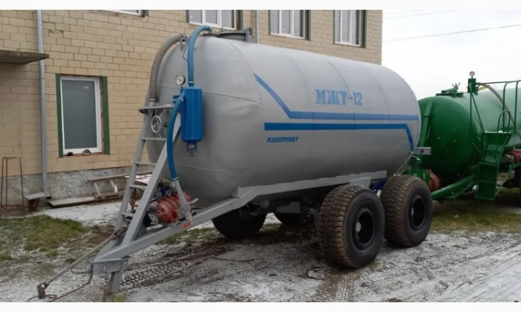 Бочка МЖТ-12 для викачки і розкидання навозу 12-14м - фото № 1