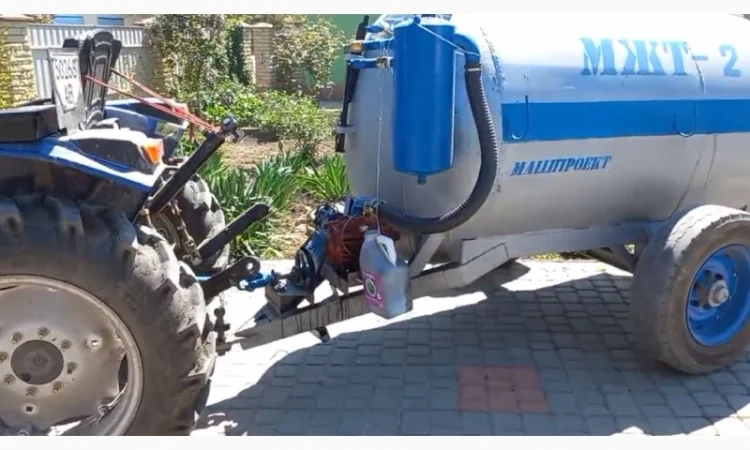 Бочка МЖТ-2 асенізаційна з розкидачем - фото № 2