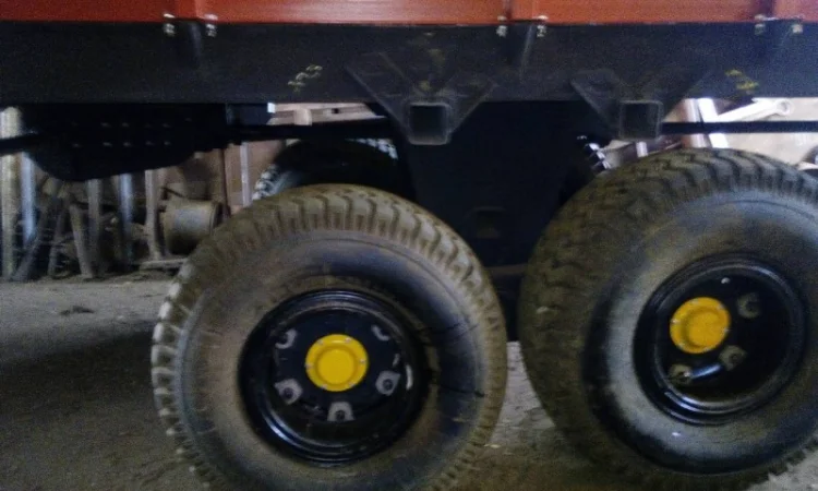 Навозо розкидач, разбрасыватель минеральных удобрений ПРТ-7, РОУ - фото № 4