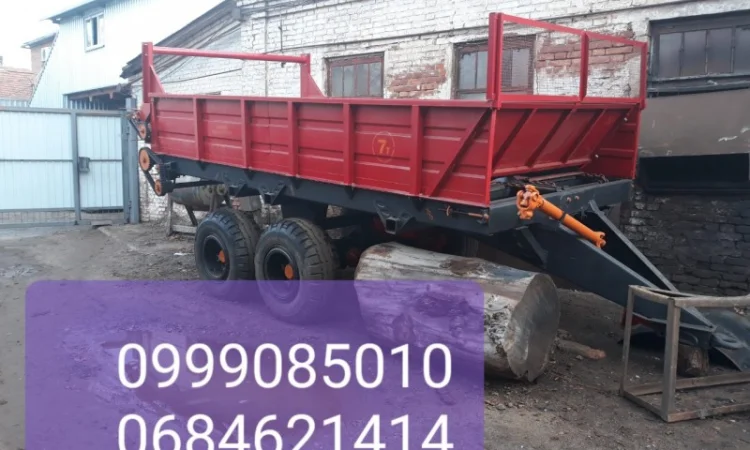 Навозо розкидач, разбрасыватель минеральных удобрений ПРТ-7, РОУ - фото № 1