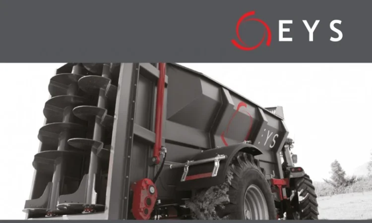 Трейлер для распределения твердого навоза EYS - фото № 1