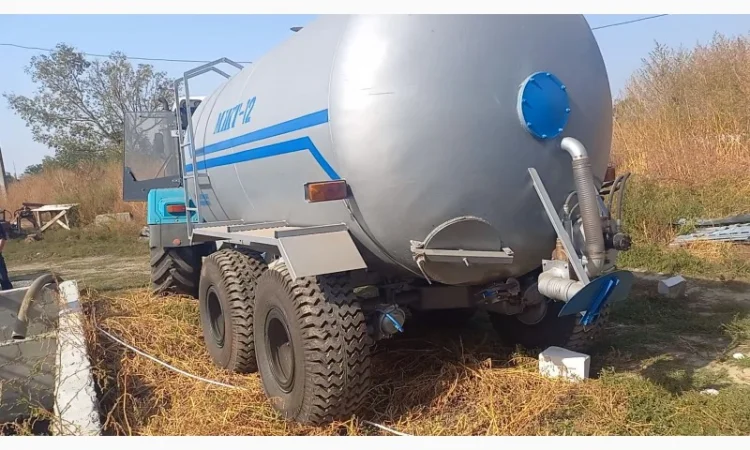 Бочка МЖТ-12 навозу має мішалку + розкидач 12м - фото № 2