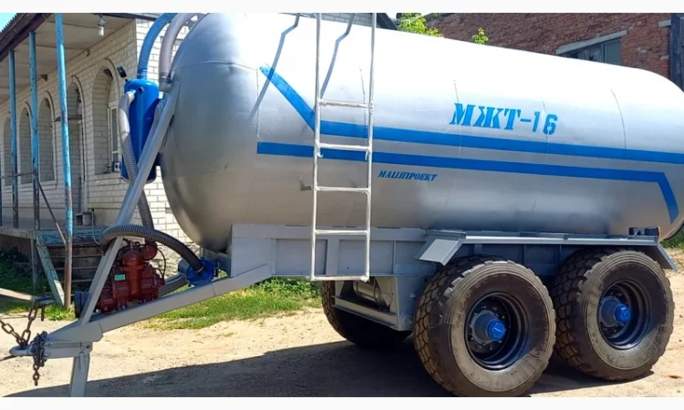 Бочка МЖТ-16 пневмоход вакумна для навозу - фото № 3