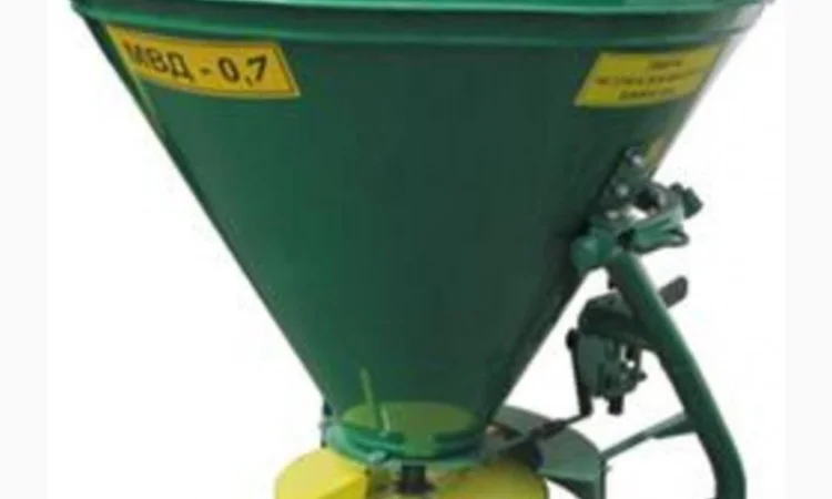 Машина внесения удобрений МВУ-700, Розкидач добрив МВД-0, 7, разбрасыватель. Акция - фото № 2