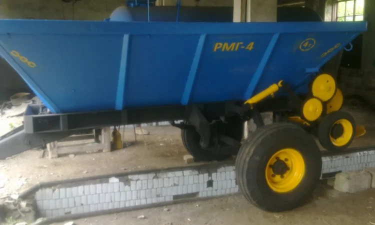 РМГ-4, РУМ-4 МВУ 5, МВУ 6, МВУ 8 Разбрасыватель минеральных удобрений - Песка, Мела - фото № 3